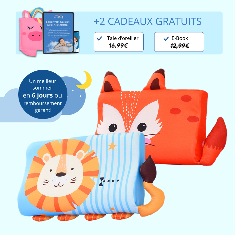 PetitBouchou® – L’oreiller pour enfants qui offre un sommeil meilleur et plus sain