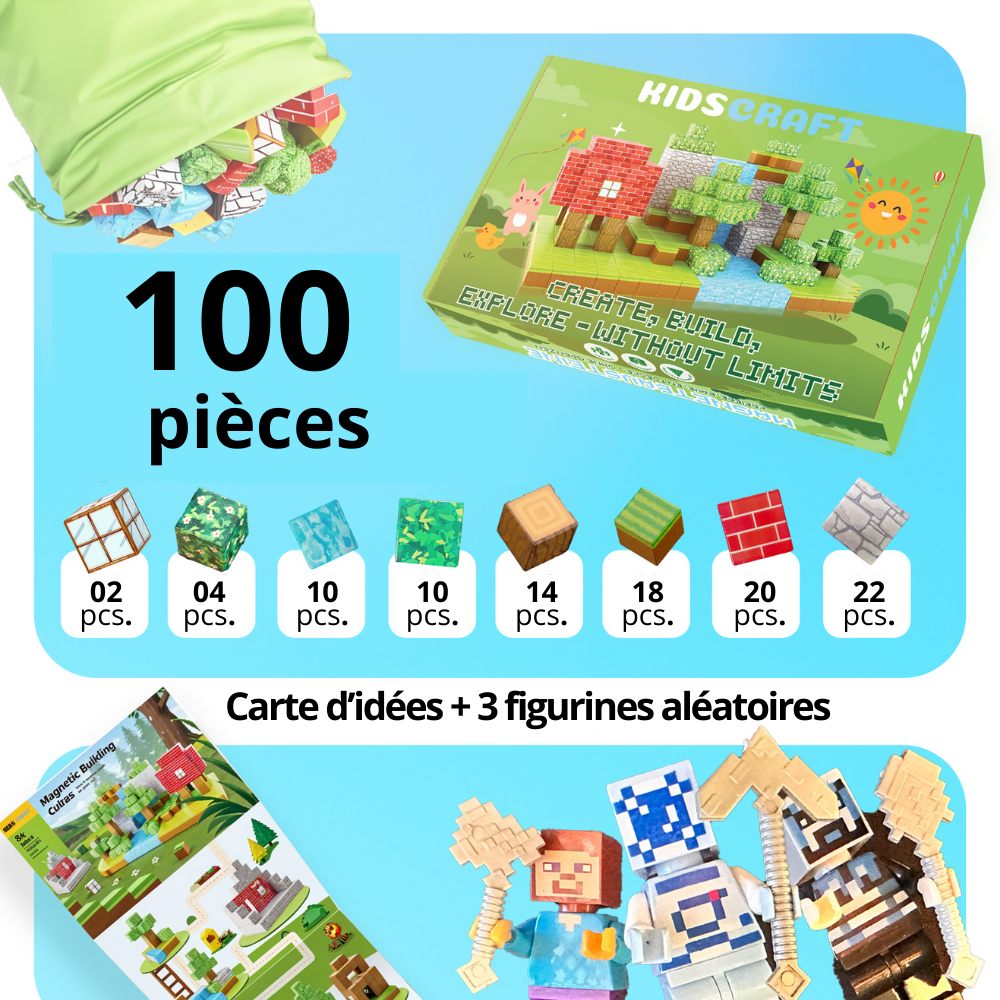 ManiaCraft® – Set de Base 2.0 – L’Original Breveté