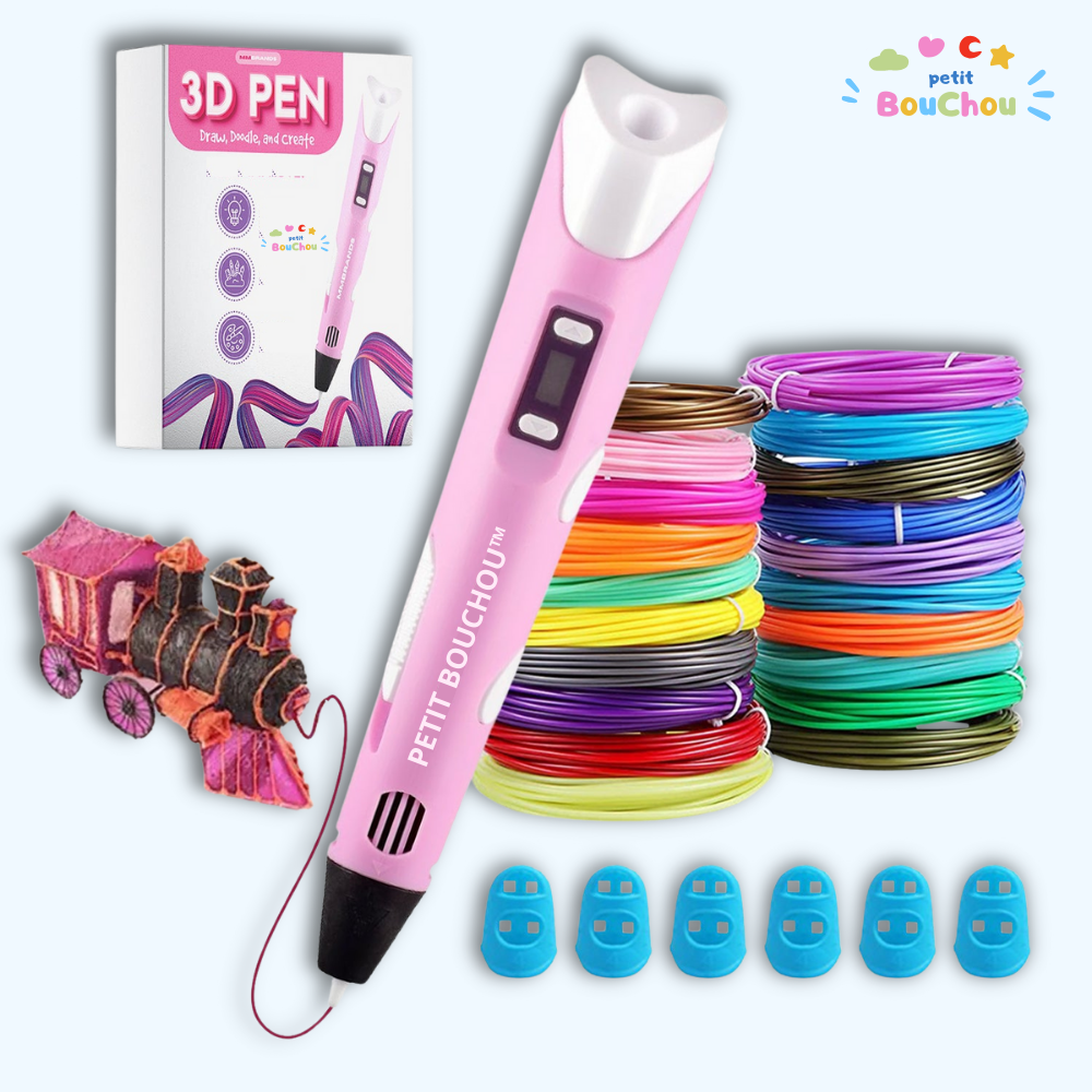 Kit de démarrage Stylo 3D – 10 filaments de couleur