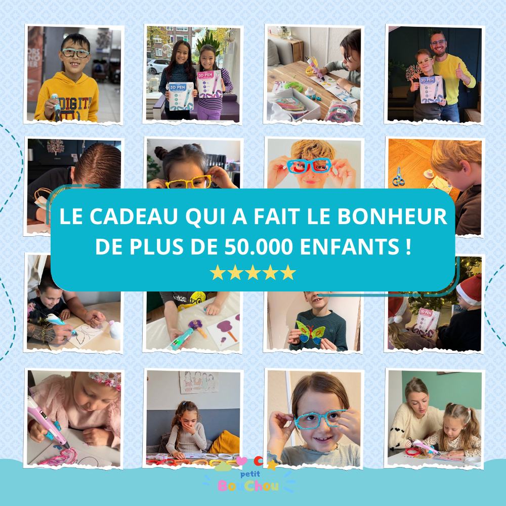 Kit de démarrage Stylo 3D – 10 filaments de couleur