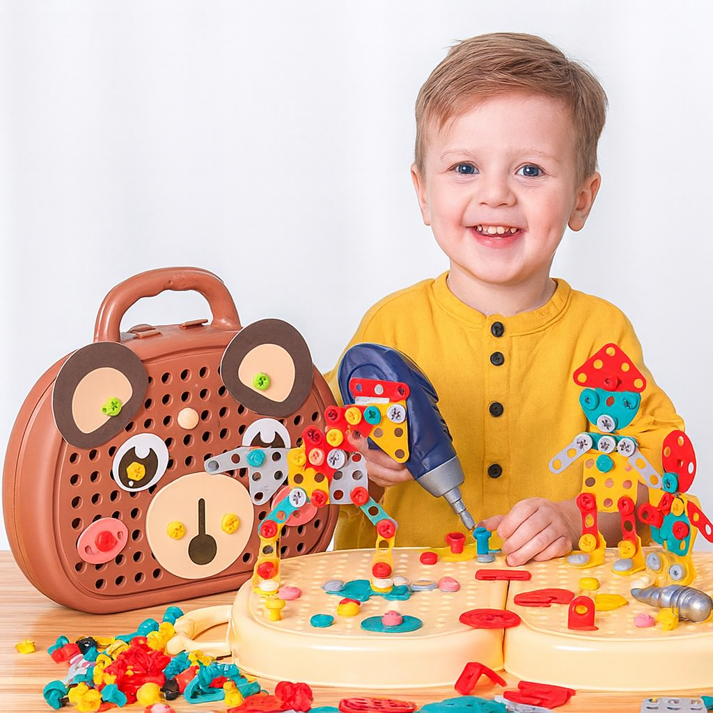 Boîte à outils pour petits bricoleurs