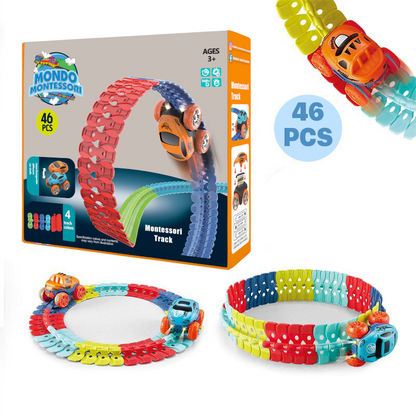 Montessori Voitures™ - Piste de voitures ultra flexible